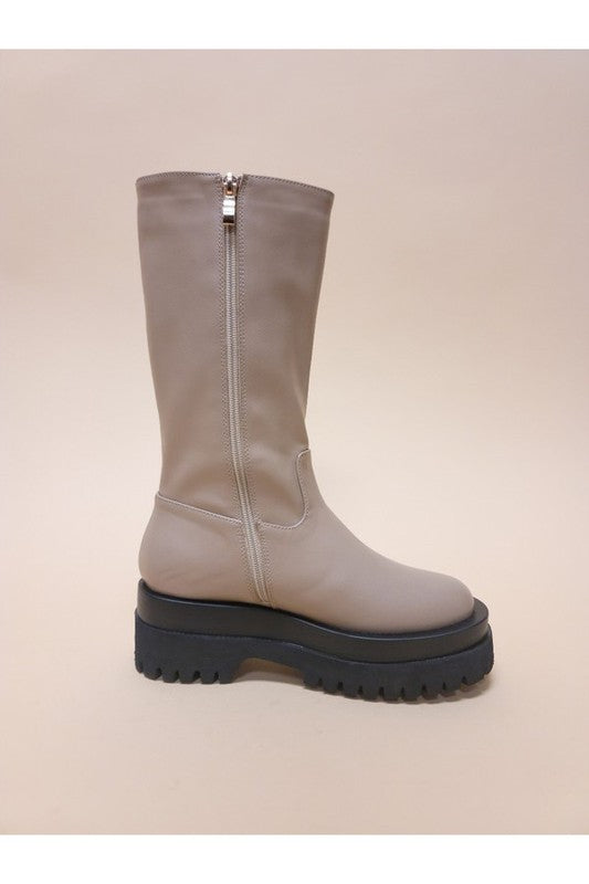 Platform Winter Zip Up Boots