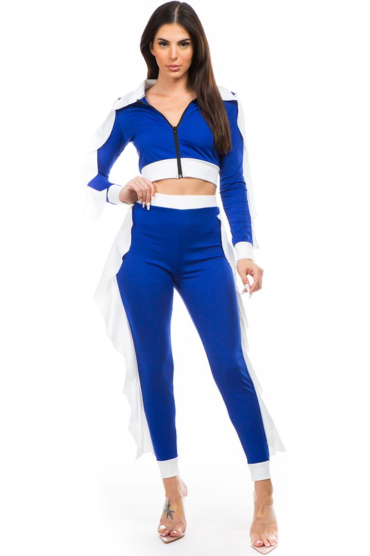 Top Two Piece Pant Set