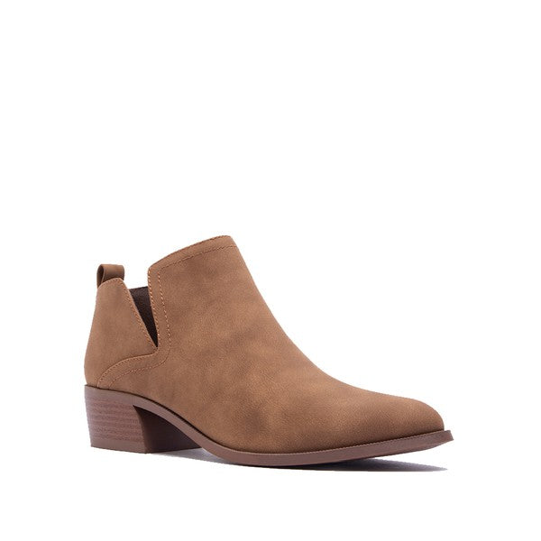 Short Neutral Color  Ankle Bootie