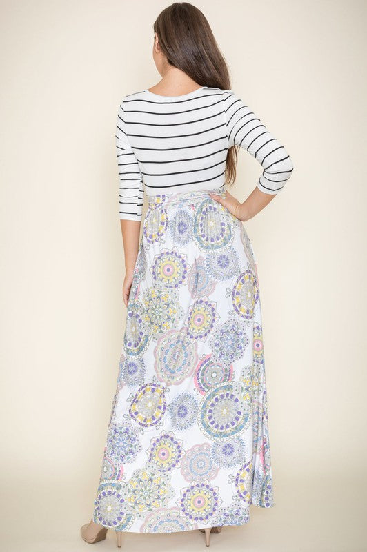 Sash Maxi Dress With Pockets