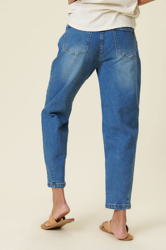 Distressed Slouchy Jean Pants