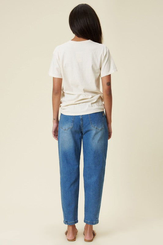 Distressed Slouchy Jean Pants