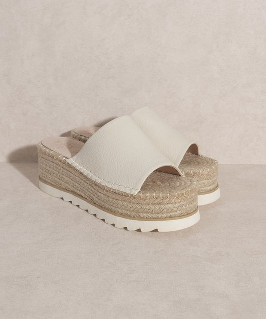 Ivy Espadrille Platform Slide