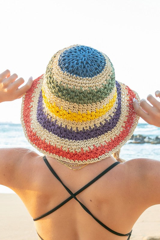 Woven Crochet Bucket Hat