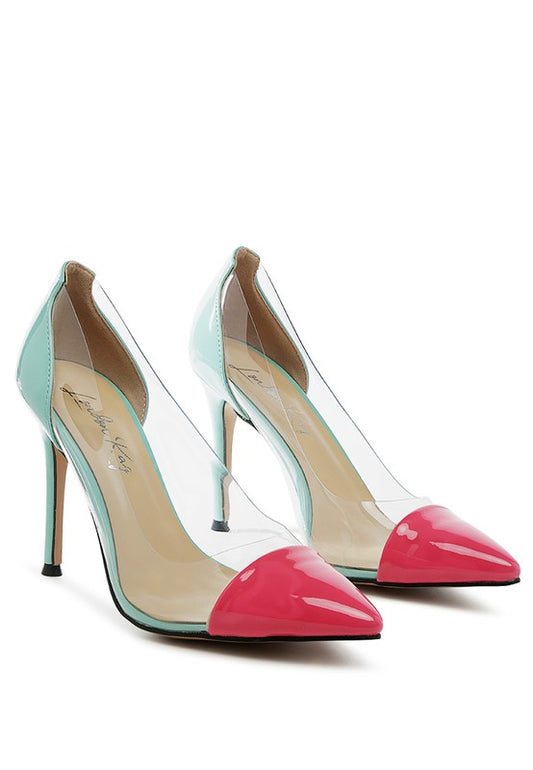 Candace Clear Side Stiletto Pumps