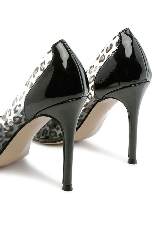 Candace Clear Side Stiletto Pumps