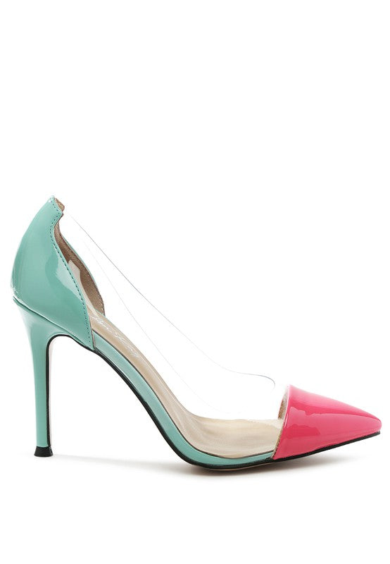 Candace Clear Side Stiletto Pumps