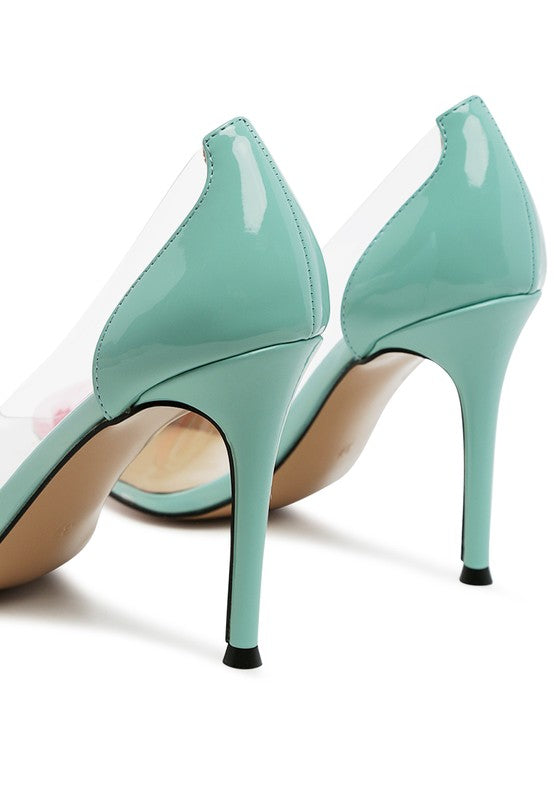 Candace Clear Side Stiletto Pumps