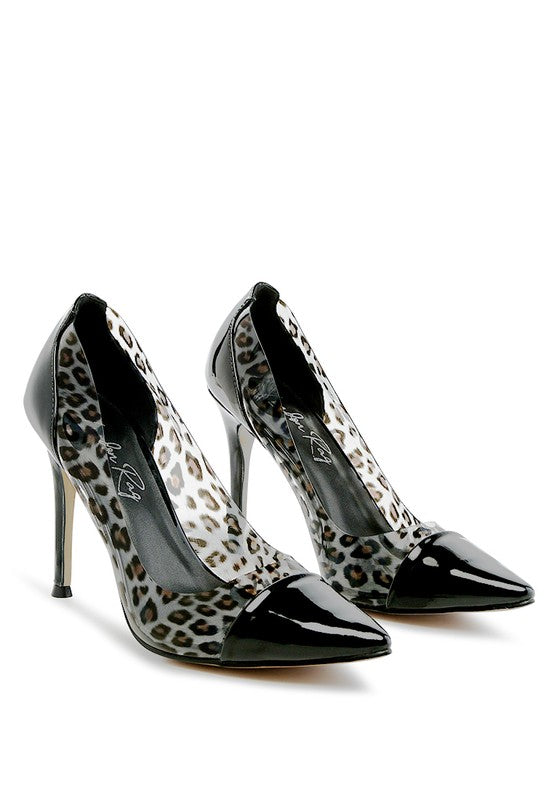 Candace Clear Side Stiletto Pumps