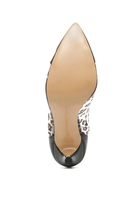 Candace Clear Side Stiletto Pumps