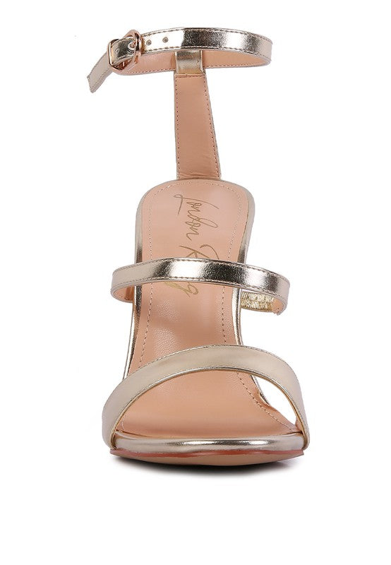 Lawsuit Strap Sandal Rainbow High Heel