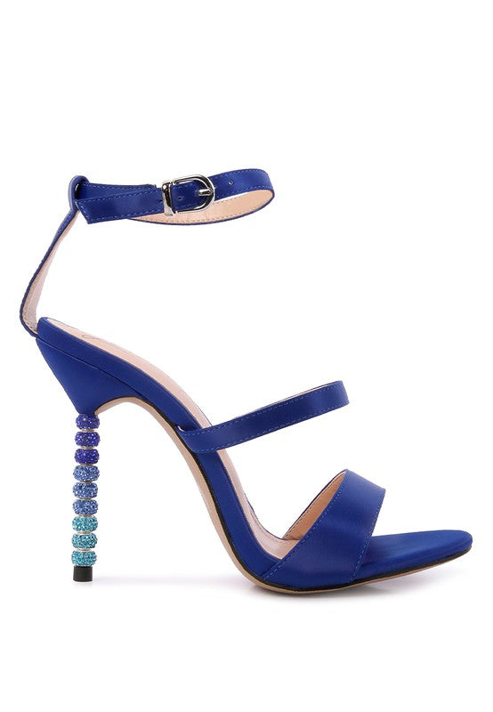 Lawsuit Strap Sandal Rainbow High Heel