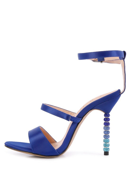 Lawsuit Strap Sandal Rainbow High Heel