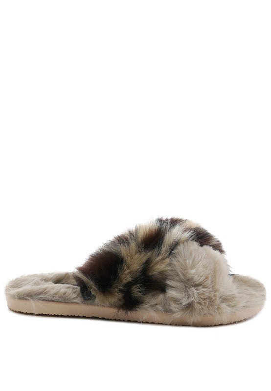 Fluffy and Furry Indoor/Outdoor Fashion Slippers