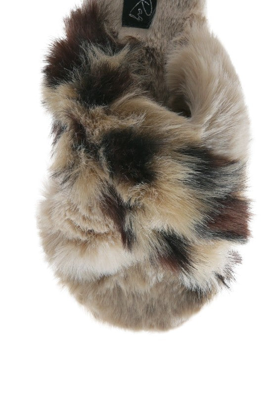 Fluffy and Furry Indoor/Outdoor Fashion Slippers