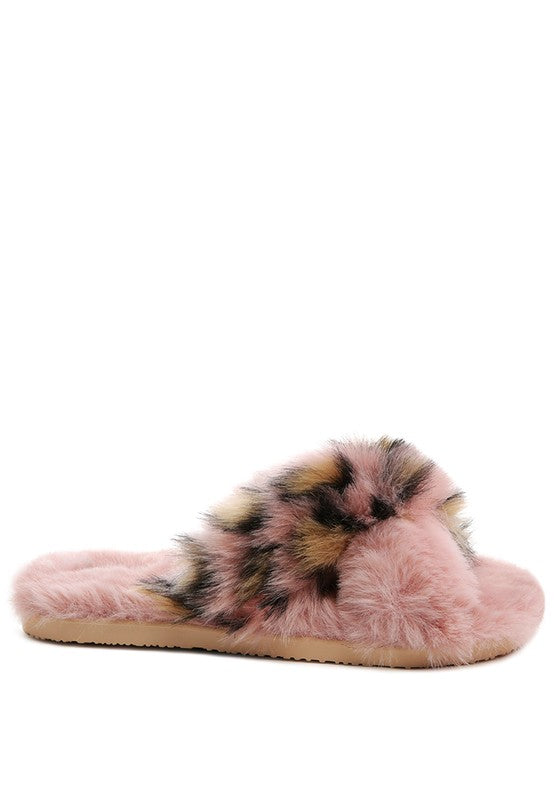 Fluffy and Furry Indoor/Outdoor Fashion Slippers