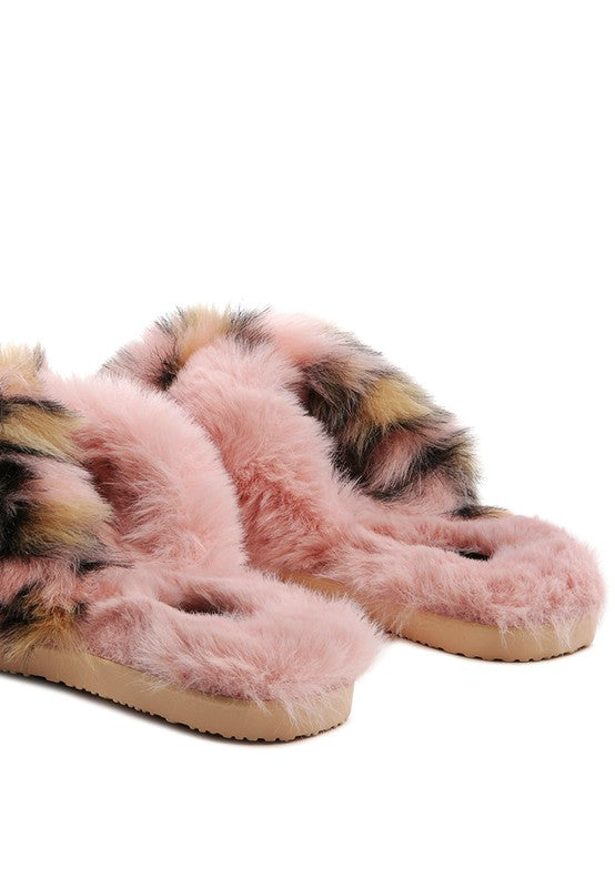 Fluffy and Furry Indoor/Outdoor Fashion Slippers