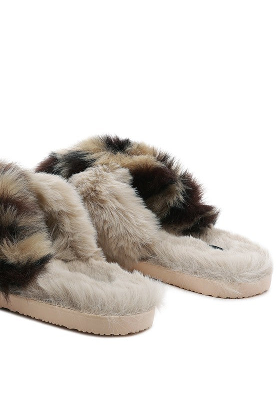 Fluffy and Furry Indoor/Outdoor Fashion Slippers