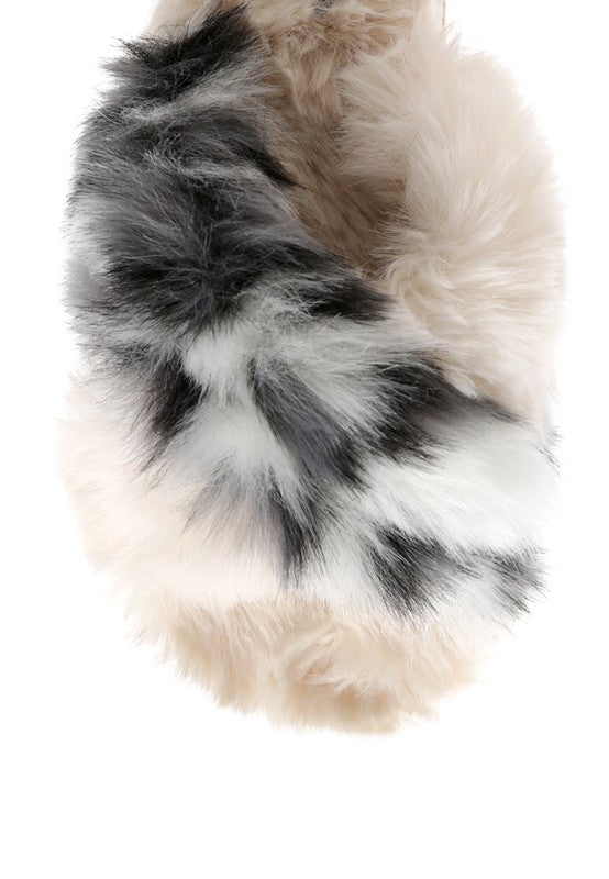 Fluffy and Furry Indoor/Outdoor Fashion Slippers