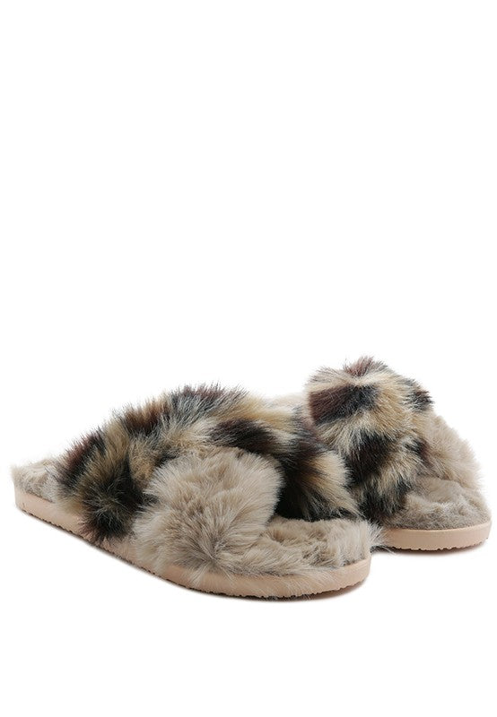 Fluffy and Furry Indoor/Outdoor Fashion Slippers