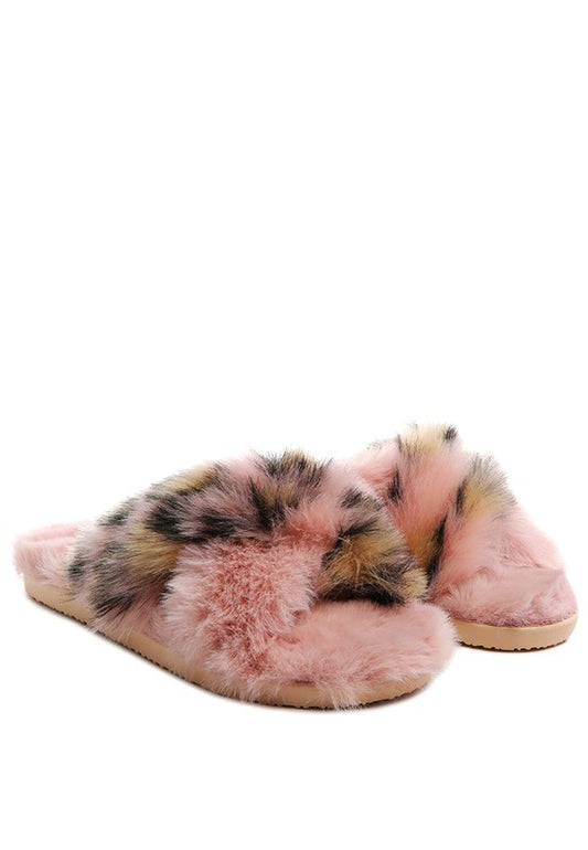 Fluffy and Furry Indoor/Outdoor Fashion Slippers