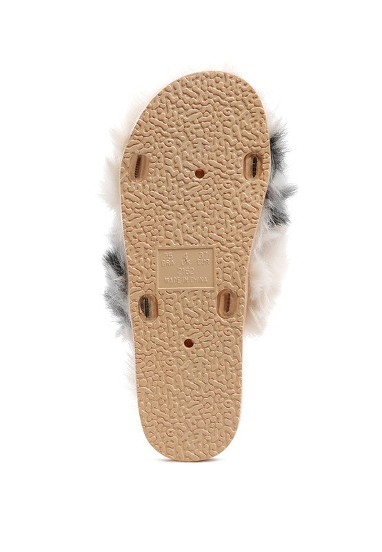 Fluffy and Furry Indoor/Outdoor Fashion Slippers