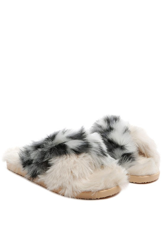 Fluffy and Furry Indoor/Outdoor Fashion Slippers