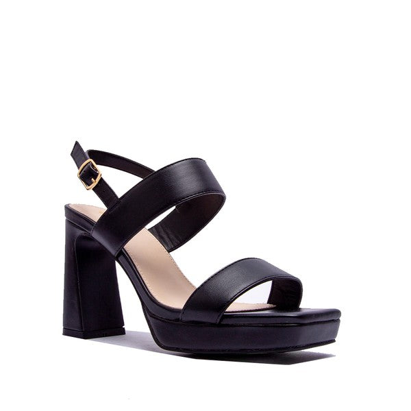 Double Banded Ankle Strap Sandal