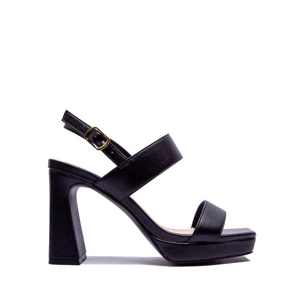 Double Banded Ankle Strap Sandal