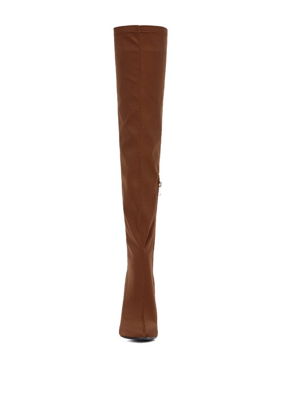 No Calm Superstretch Stiletto Long Thigh  Boot