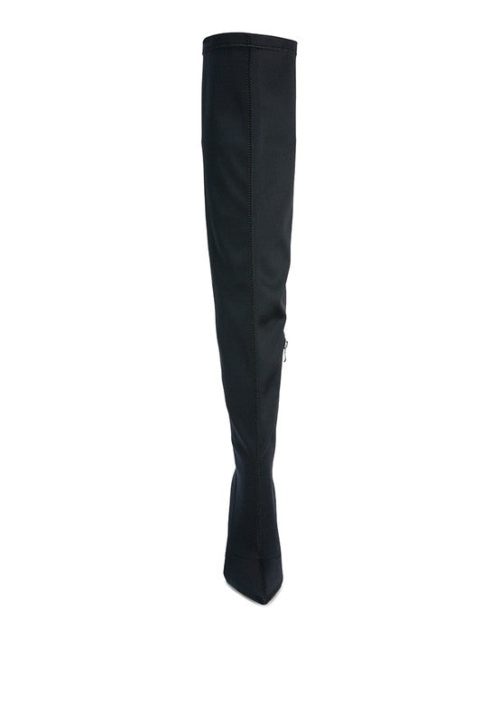 No Calm Superstretch Stiletto Long Thigh  Boot