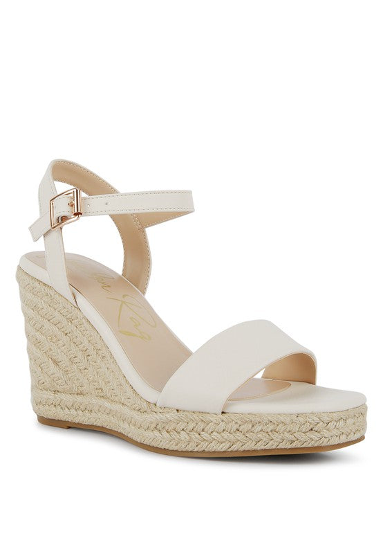 Classic Wedge High Heel Ankle Strap Sandals