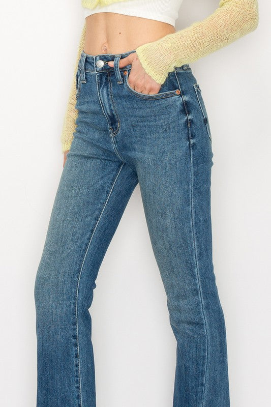 PLUS SIZE  - HIGH RISE BOOT CUT