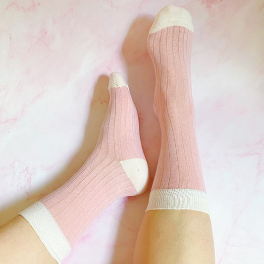 Silky Jacquard Socks Set Of 2