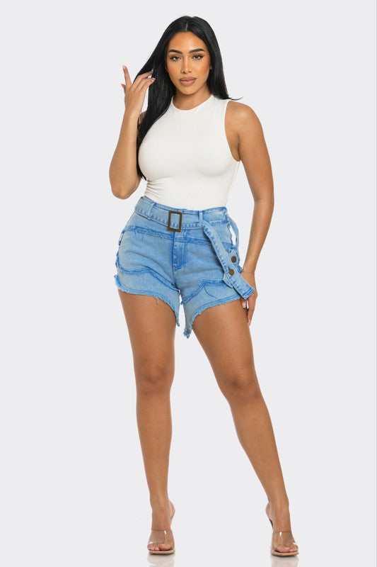 Athina Casual Denim Shorts