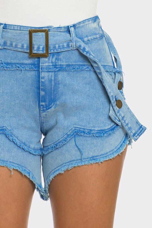 Athina Casual Denim Shorts