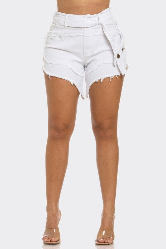 Athina Casual Denim Shorts