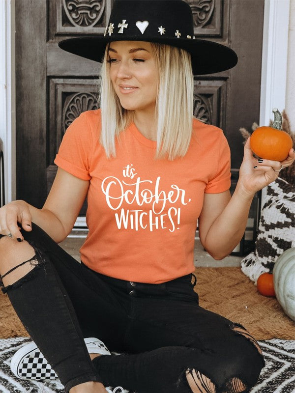 It's October Witches Crewneck Tee