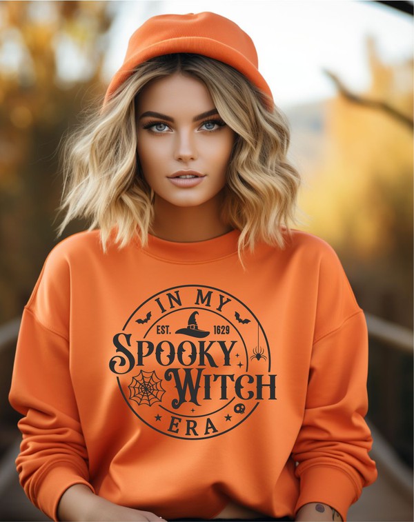 In My Spooky Witch Era Graphic Crew Sweatshirt