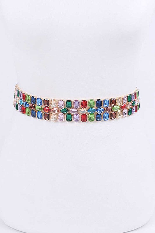 Bejewel Statement Chain Belt