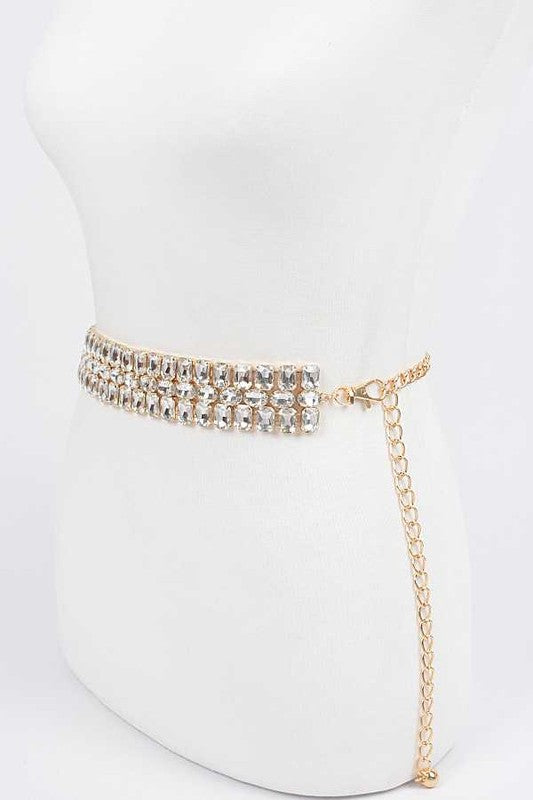 Bejewel Statement Chain Belt