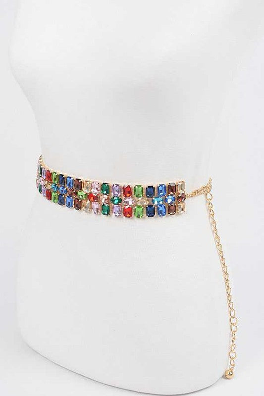 Bejewel Statement Chain Belt