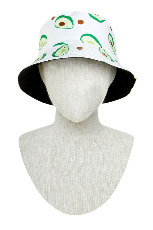 Avocado Print Bucket Hat