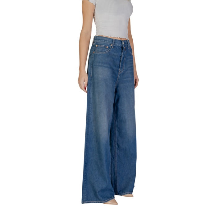 Replay Women Denim Wide Leg Trousers