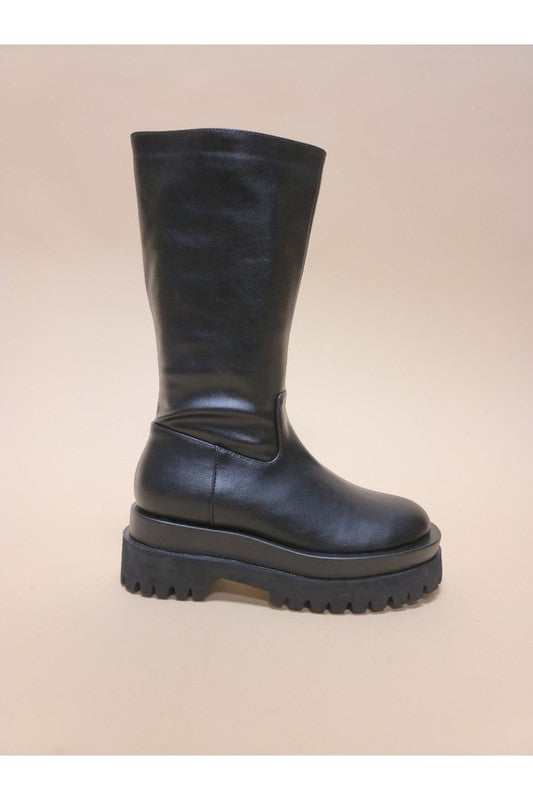 Platform Winter Zip Up Boots