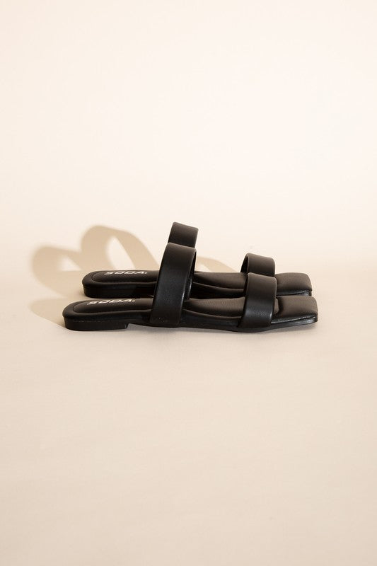 Extra Cushion Double Strap Slides