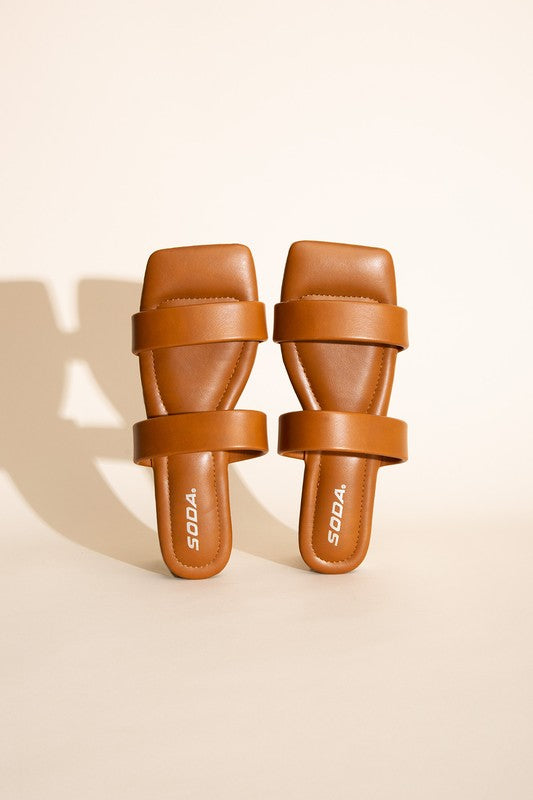 Extra Cushion Double Strap Slides