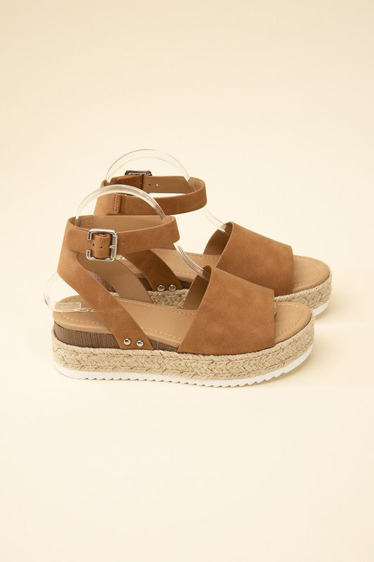 Espadrille Low Wedge Sandals