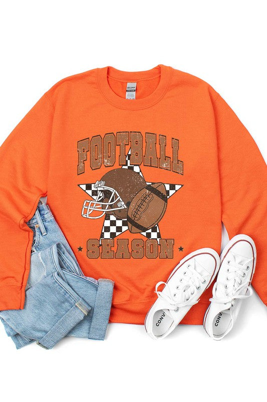 Women Football Graphic Sweatshirt