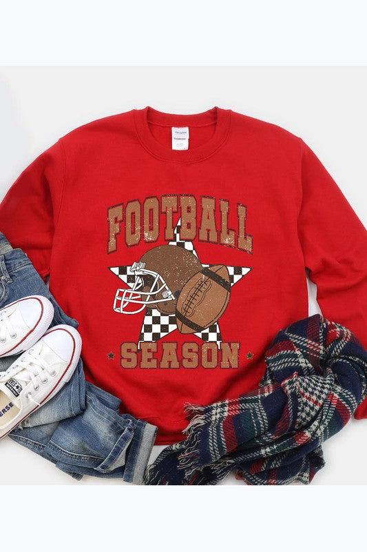 Women Football Graphic Sweatshirt